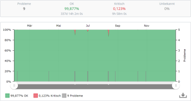 Server Monitoring Availability Report